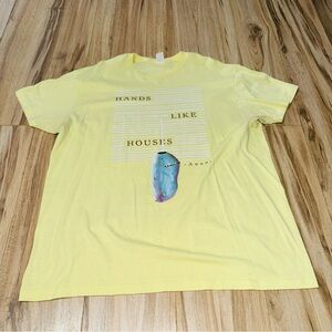 Hands Like Houses Anon Chrysalis Pastel Yellow Pop Punk Emo Band Tee T Shirt